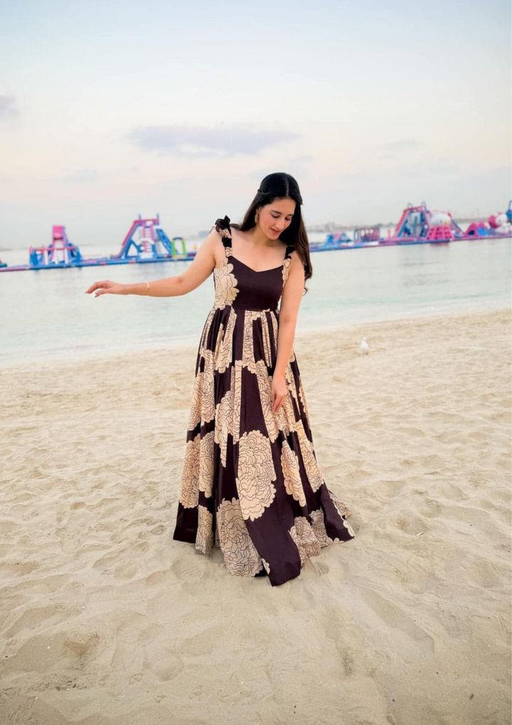 Long Cotton Maxi Summer Gown