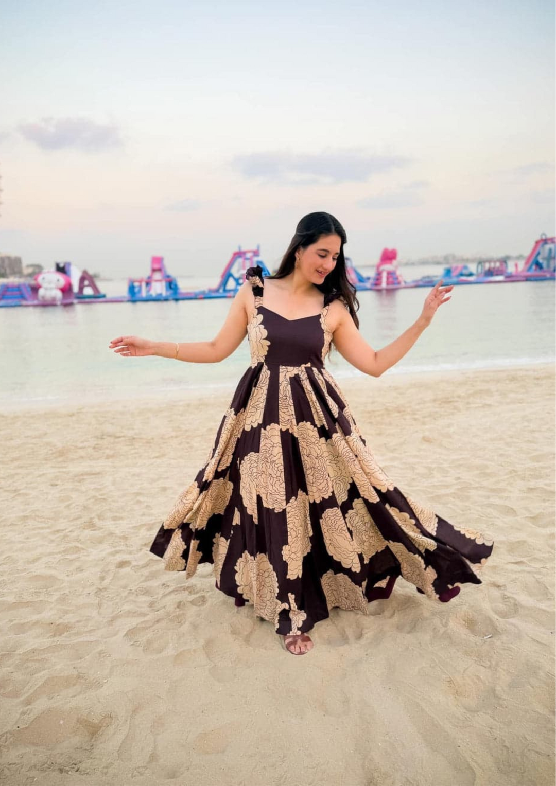 Long Cotton Maxi Summer Gown