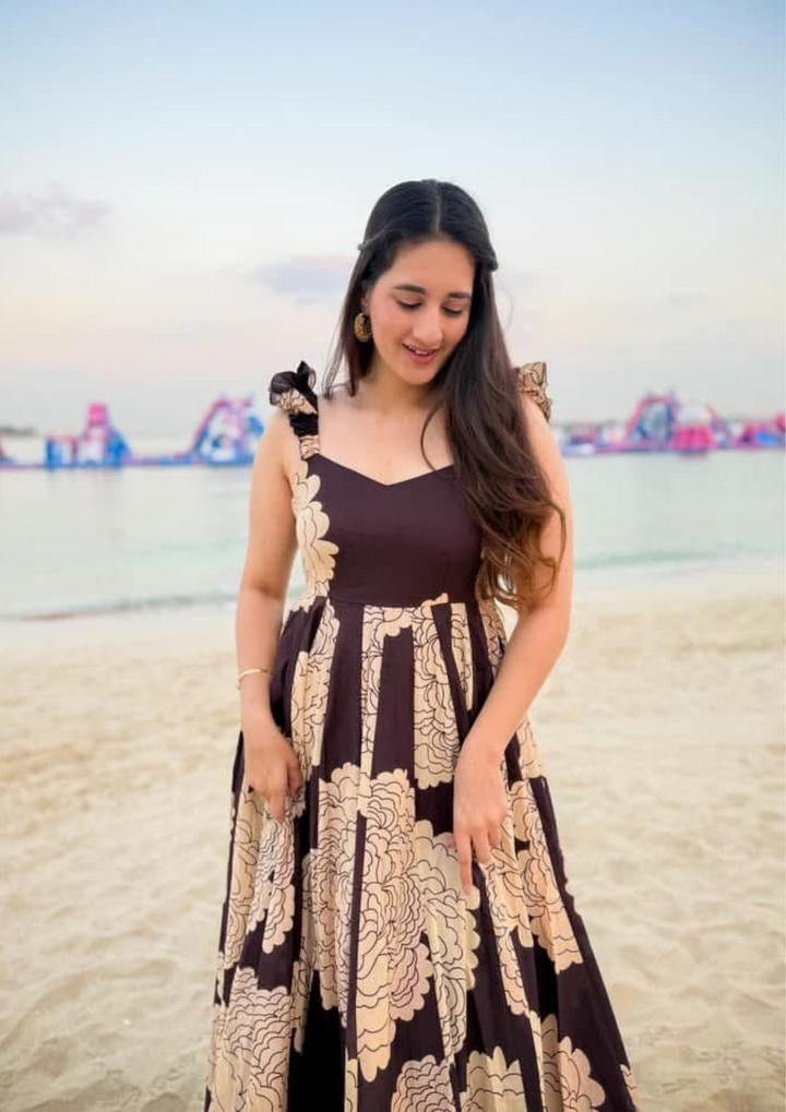 Long Cotton Maxi Summer Gown