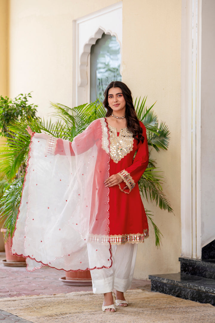 karvachouth special kurti set
