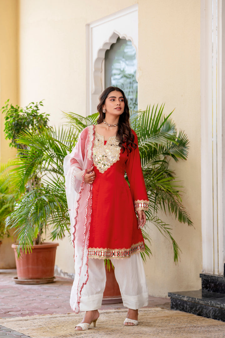 karvachouth special kurti set