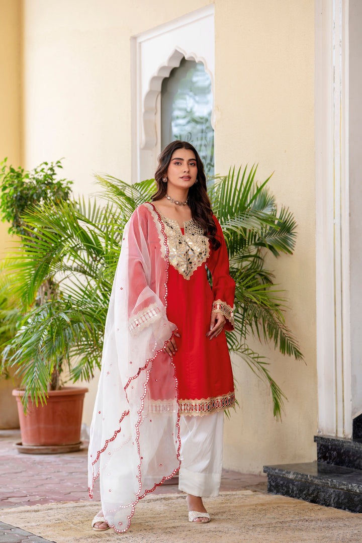 karvachouth special kurti set