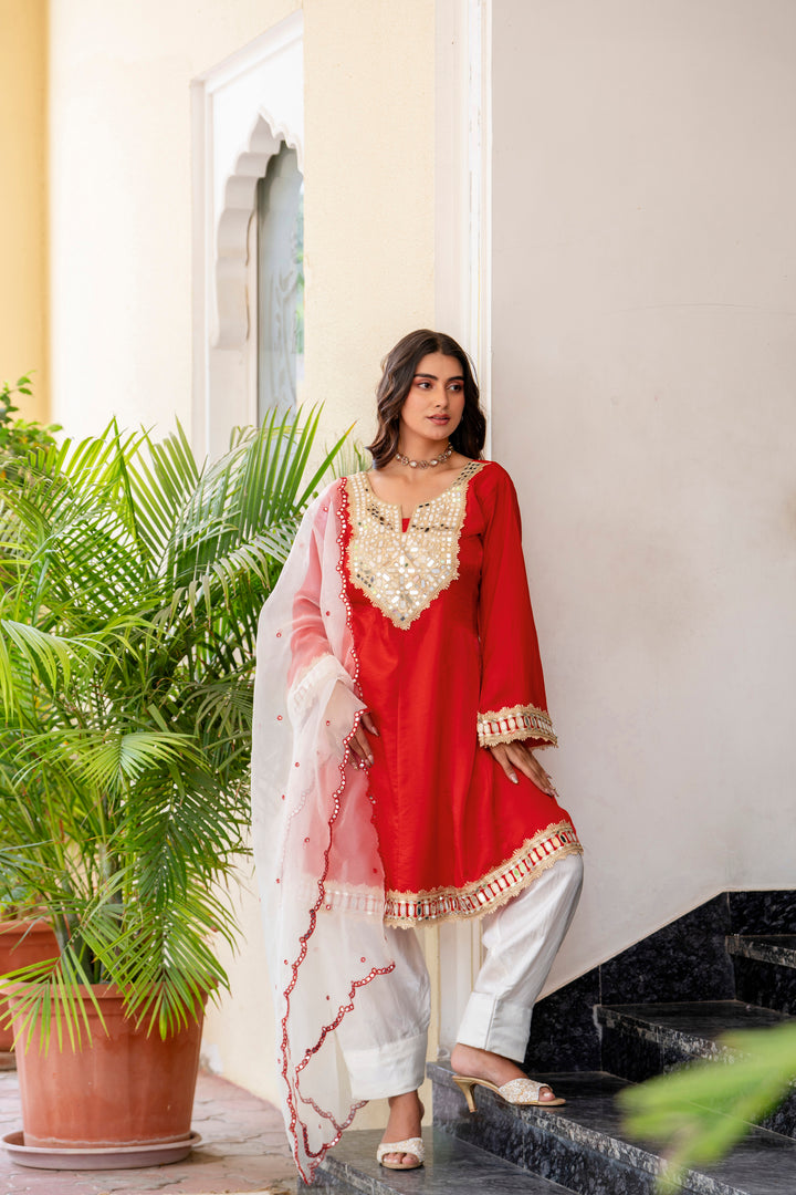 karvachouth special kurti set