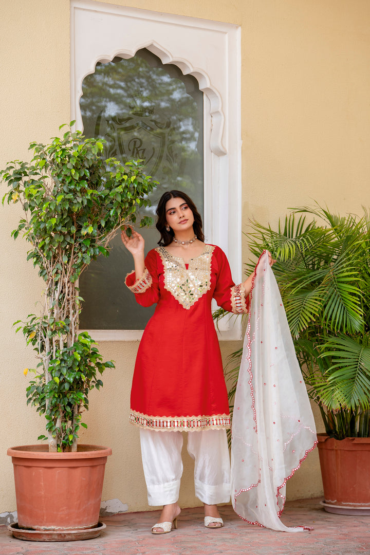 karvachouth special kurti set