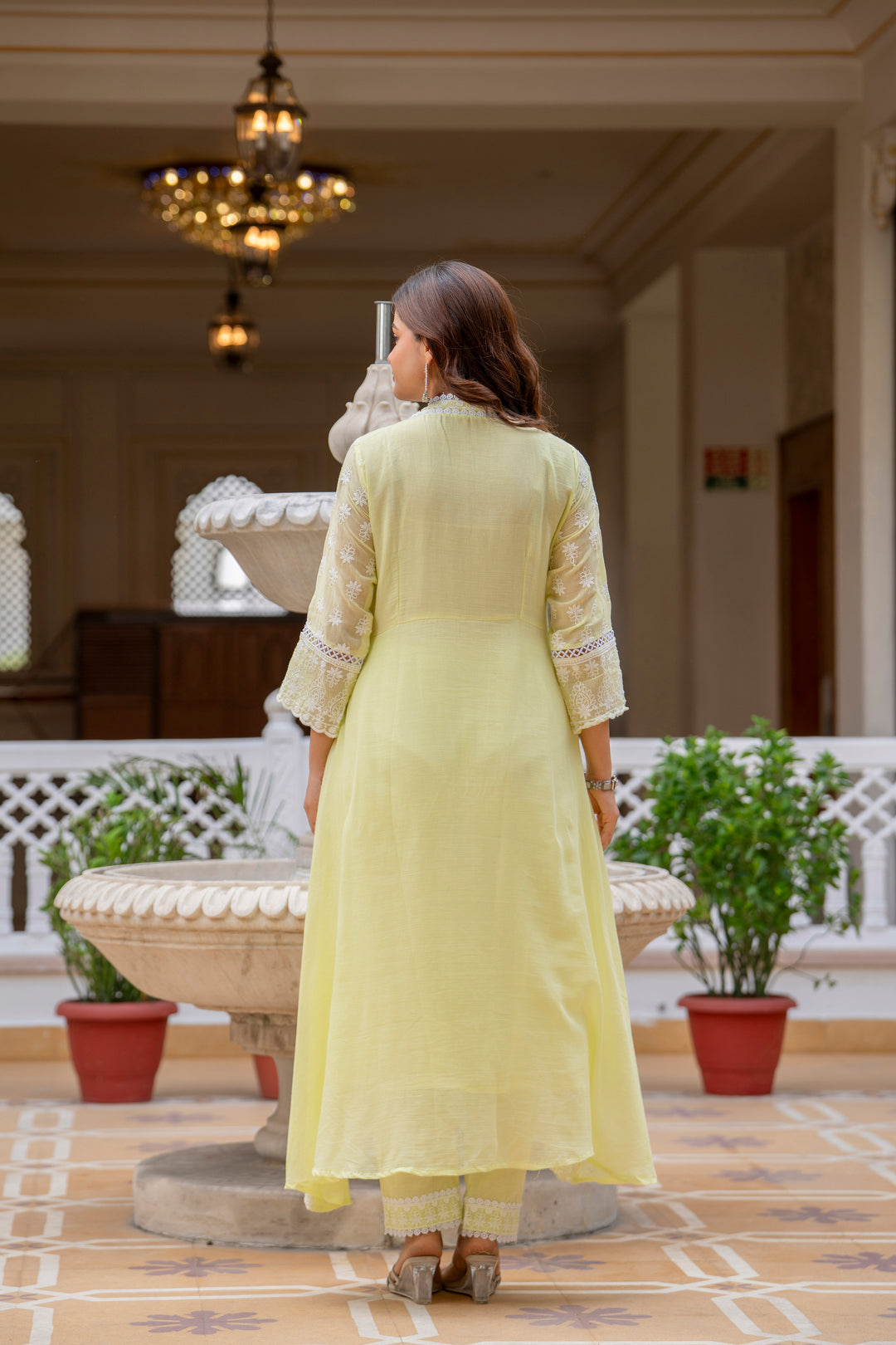 Designer Anarkali Gown Set