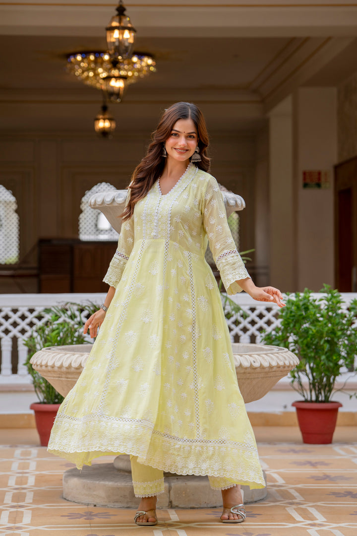 Designer Anarkali Gown Set