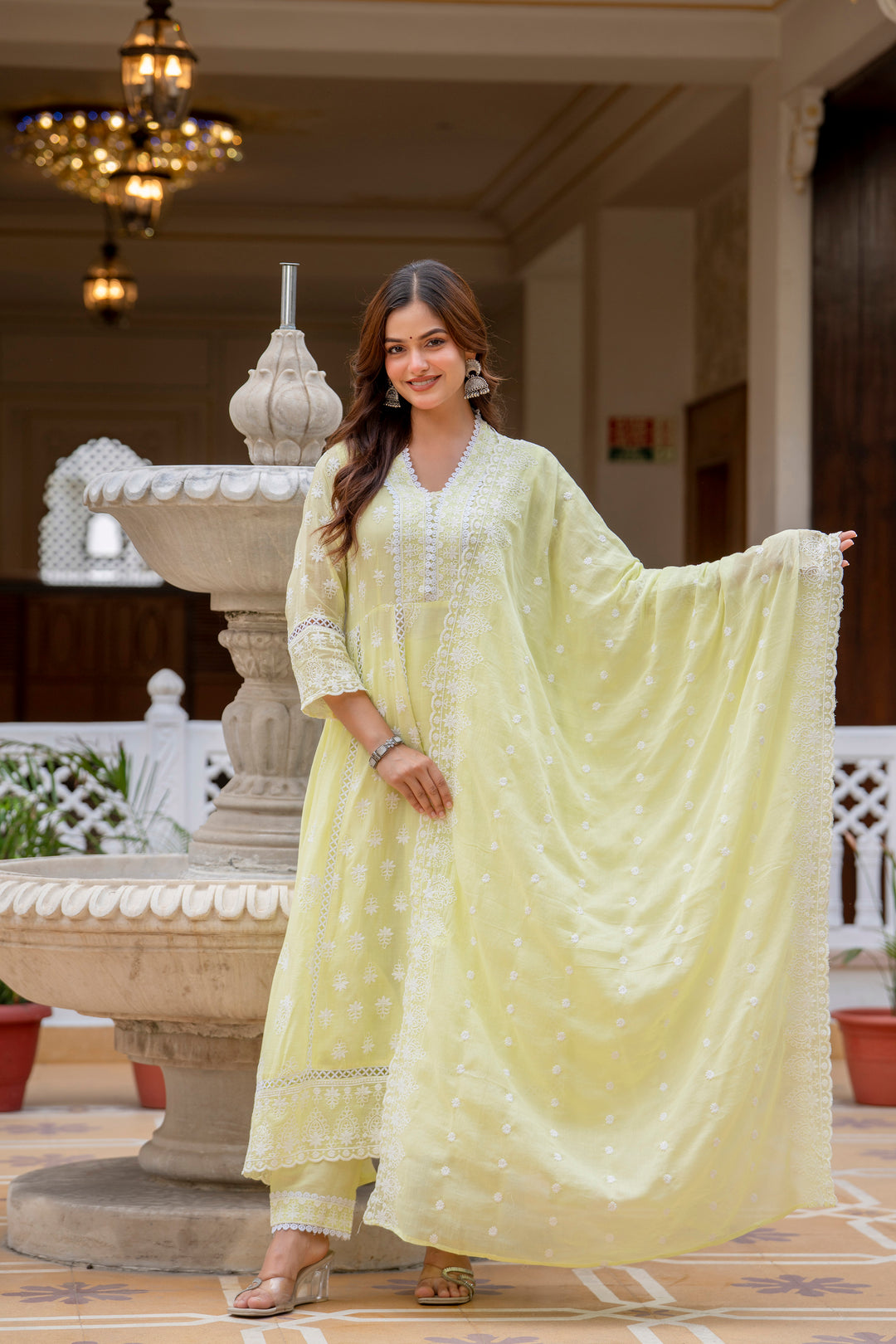 Designer Anarkali Gown Set