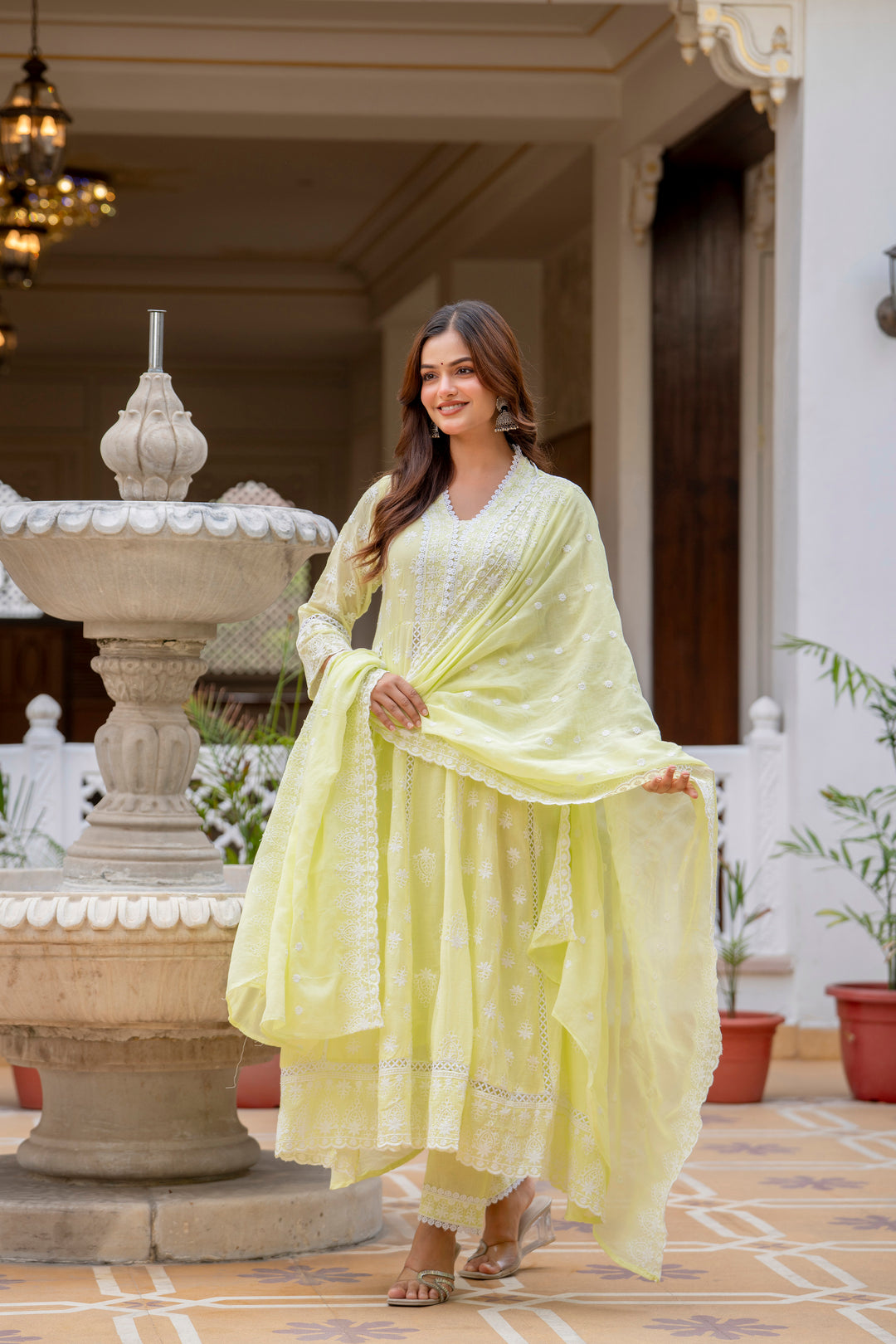 Designer Anarkali Gown Set