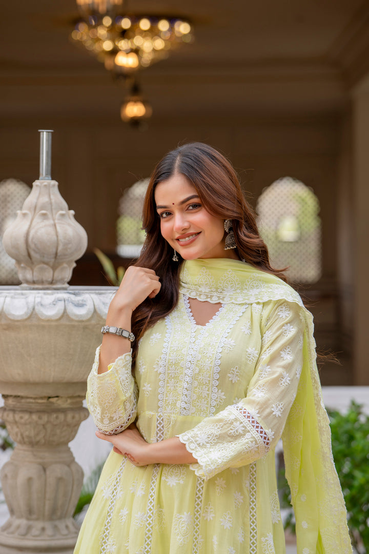 Designer Anarkali Gown Set