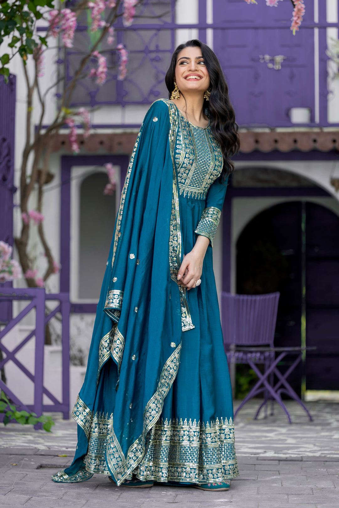Heavy Designer Party Wear Look Gown