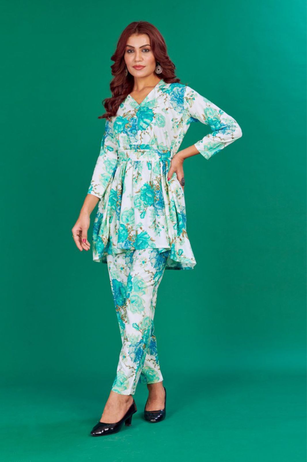 Beautiful Designer Co-Ord Set With Rayon