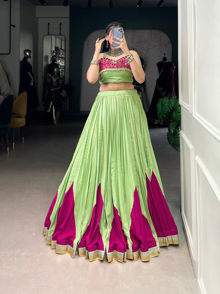 Pure Rayon Navratri Lehenga Choli