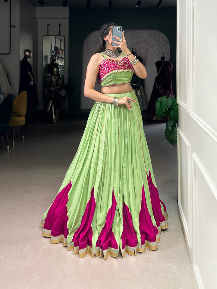 Pure Rayon Navratri Lehenga Choli