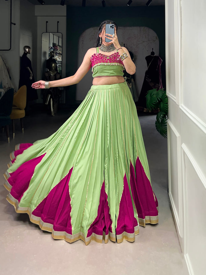 Pure Rayon Navratri Lehenga Choli