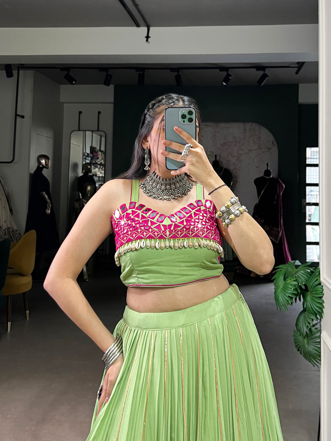 Pure Rayon Navratri Lehenga Choli