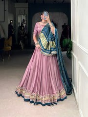 Onion Georgette Navratri Lehenga Choli