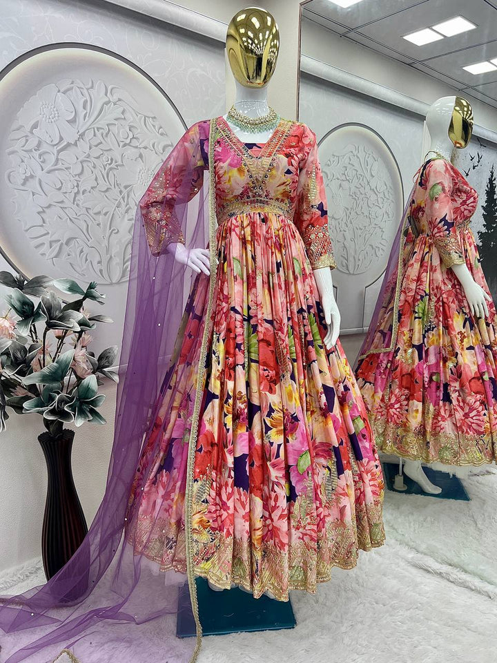 Designer Party Wear Gorgeous Aliya Cut Gown