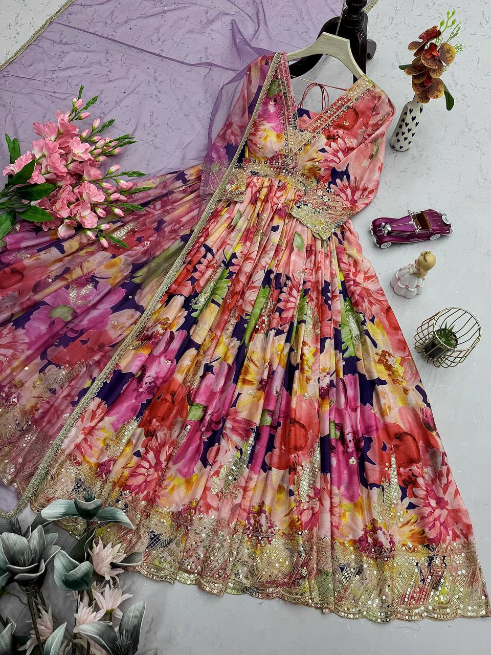 Designer Party Wear Gorgeous Aliya Cut Gown
