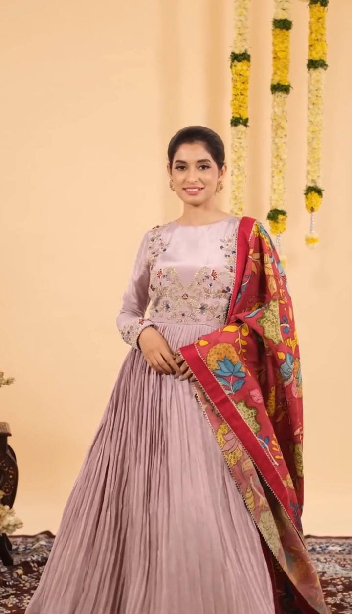 Embroidered Grace Anarkali Gown