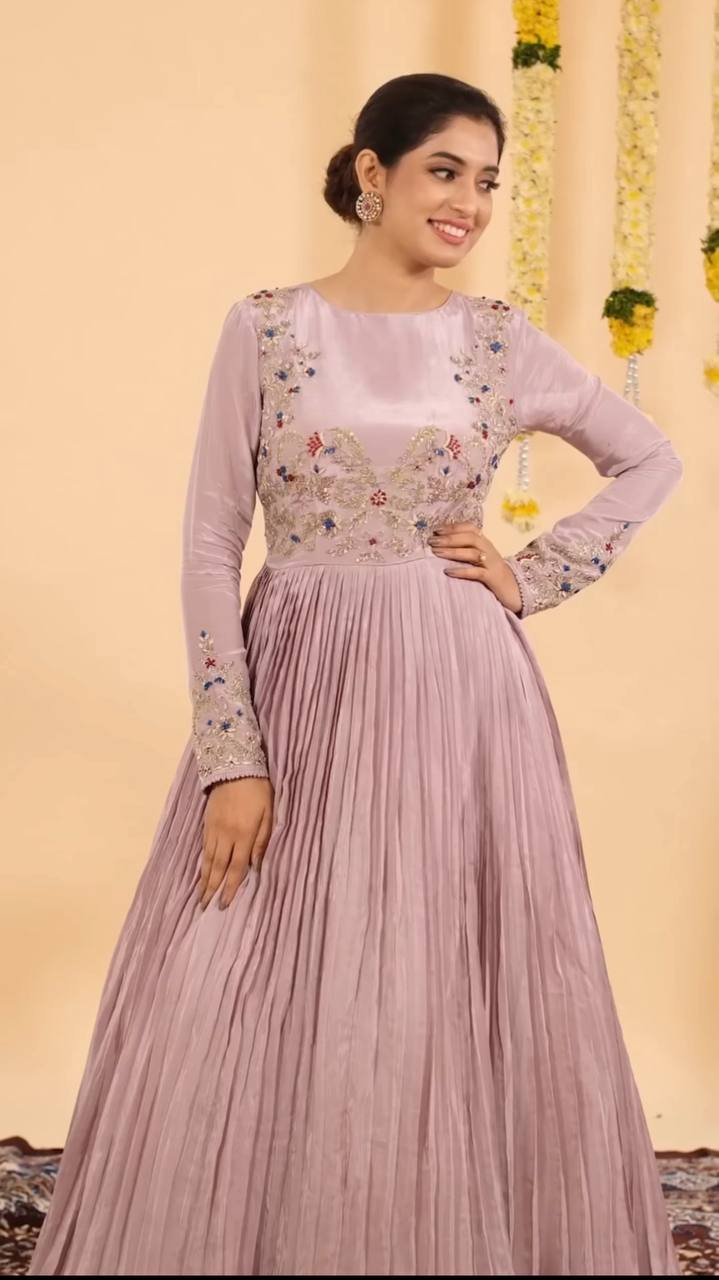 Embroidered Grace Anarkali Gown