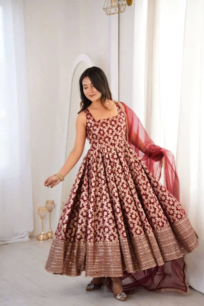 Exclusive 3-piece Anarkali set