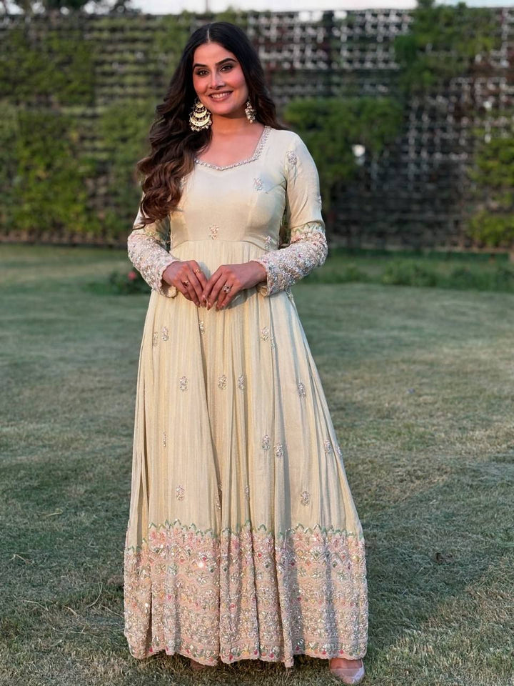 Classic Designer White Gown