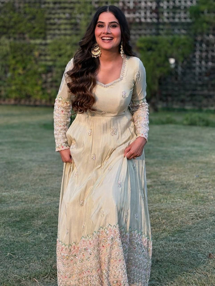 Classic Designer White Gown