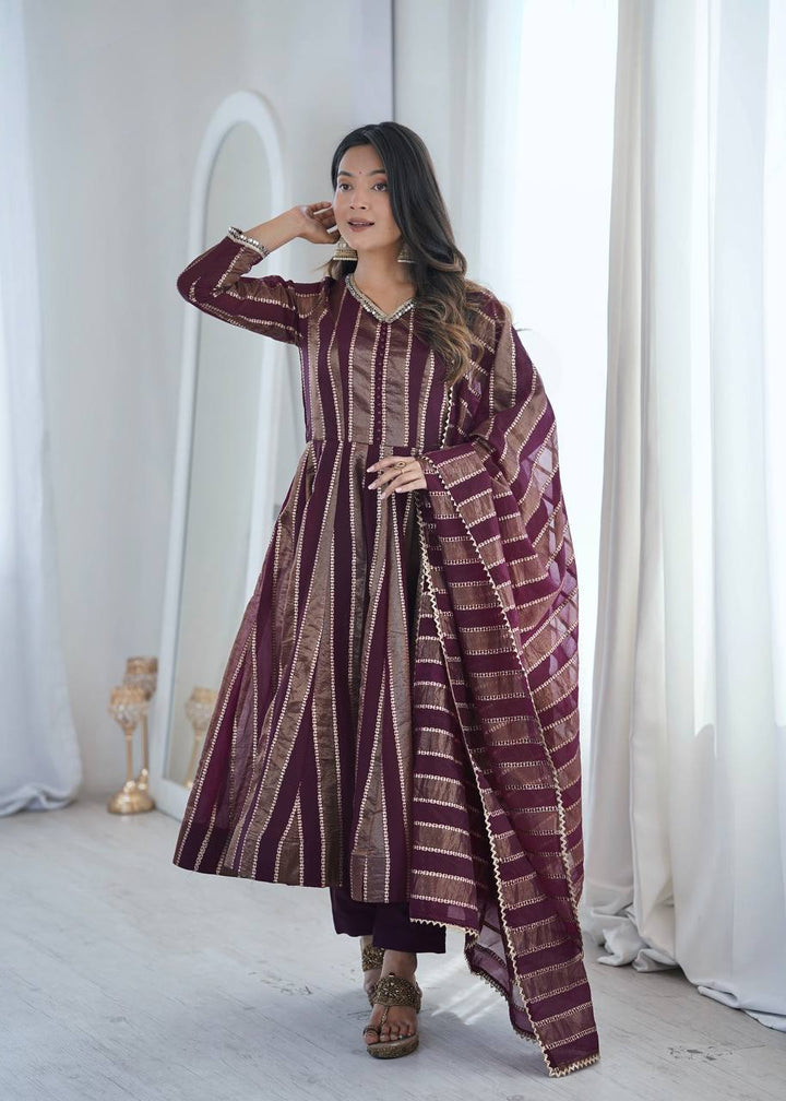 Designer Party Wear Look Flair Gown