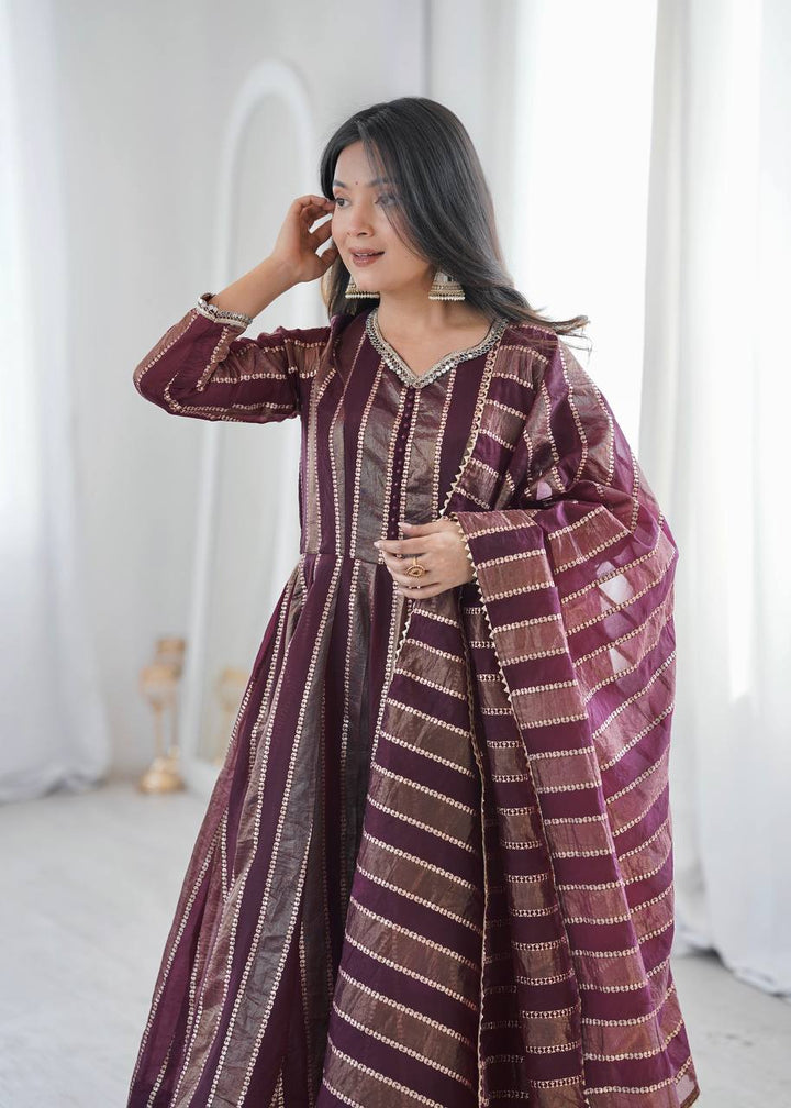 Designer Party Wear Look Flair Gown