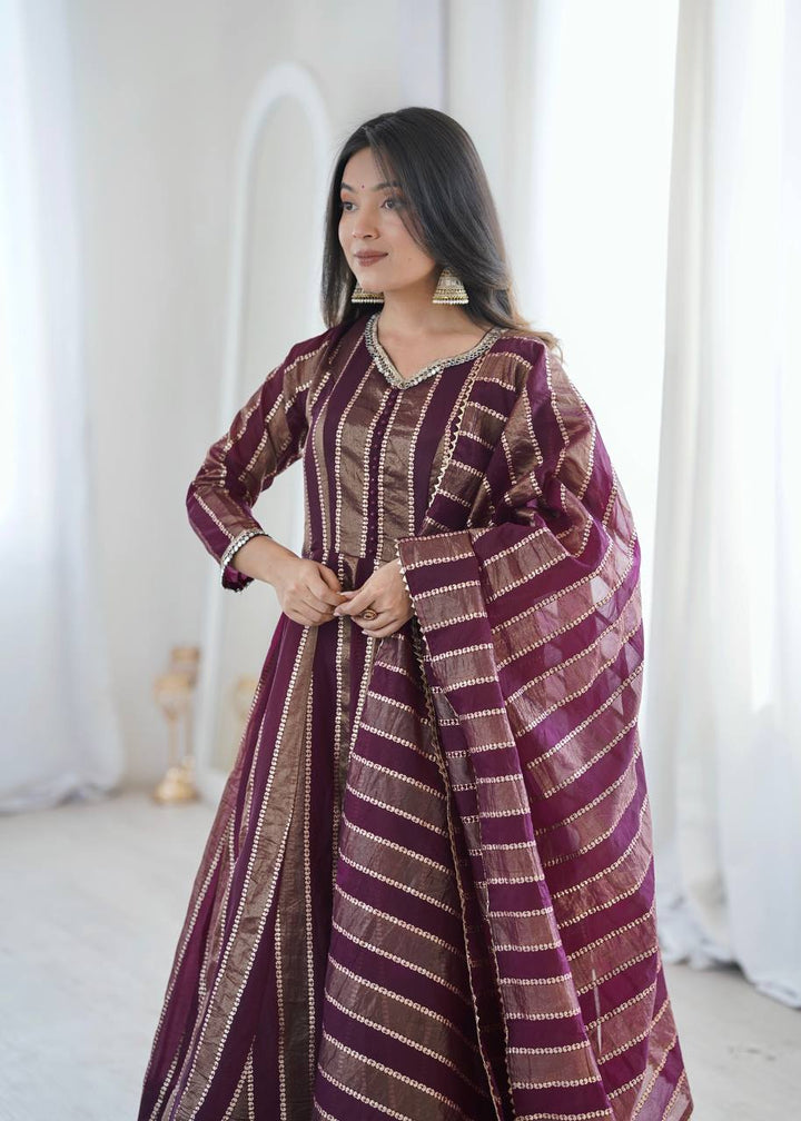 Designer Party Wear Look Flair Gown
