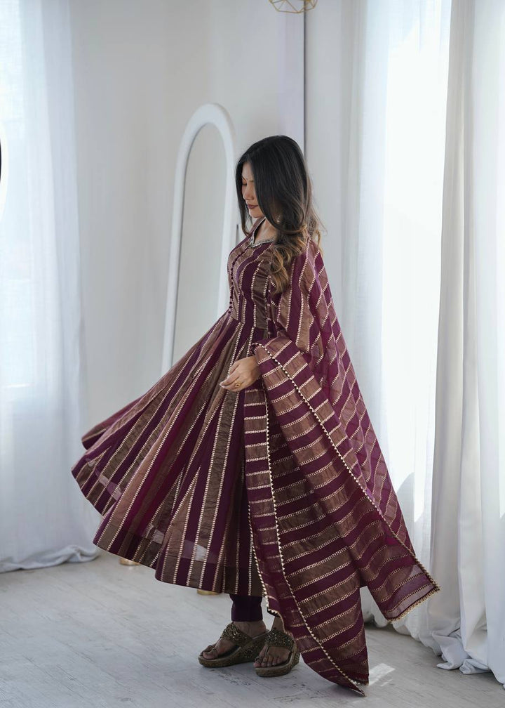 Designer Party Wear Look Flair Gown