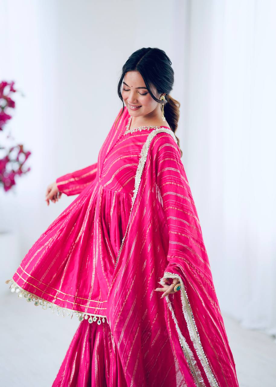 Women’s Ethnic Wear pink sharara set