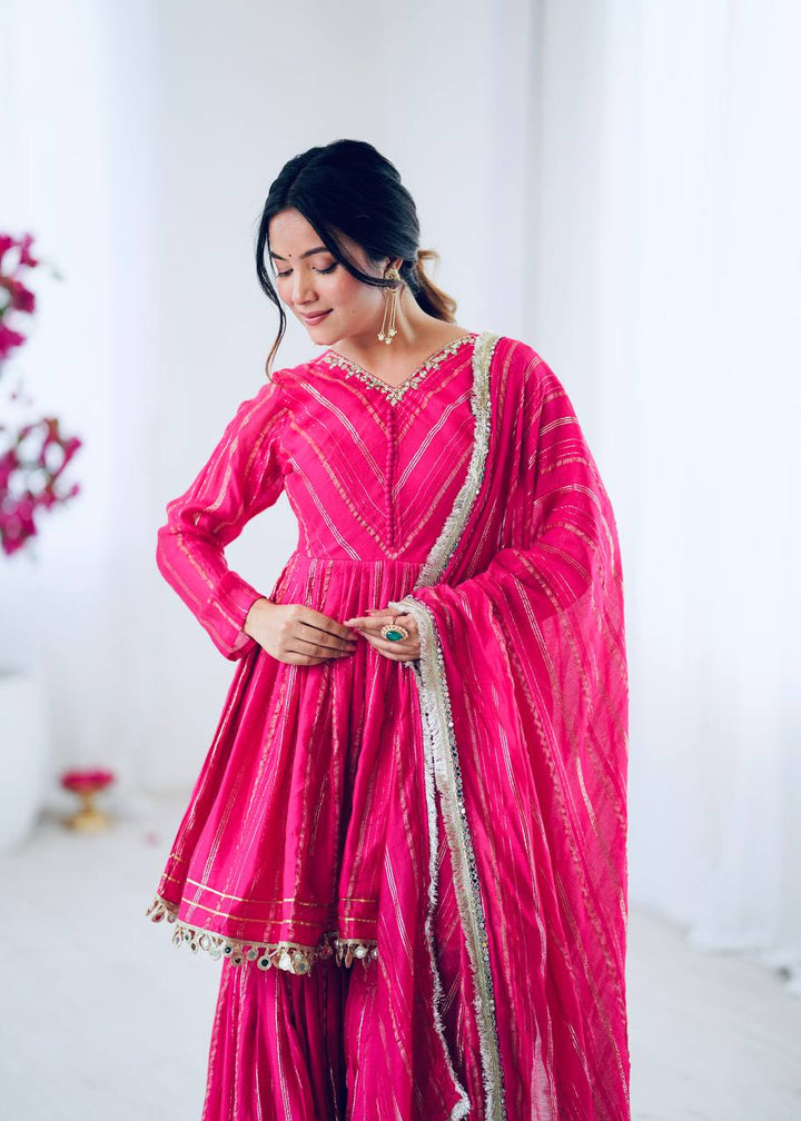 Women’s Ethnic Wear pink sharara set