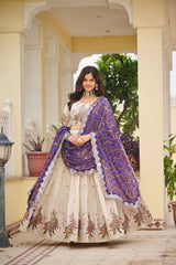 Purple Color Festive Lehenga Choli
