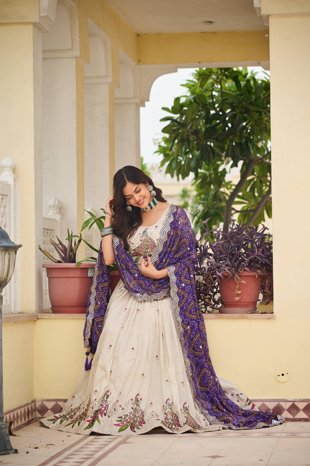 Purple Color Festive Lehenga Choli