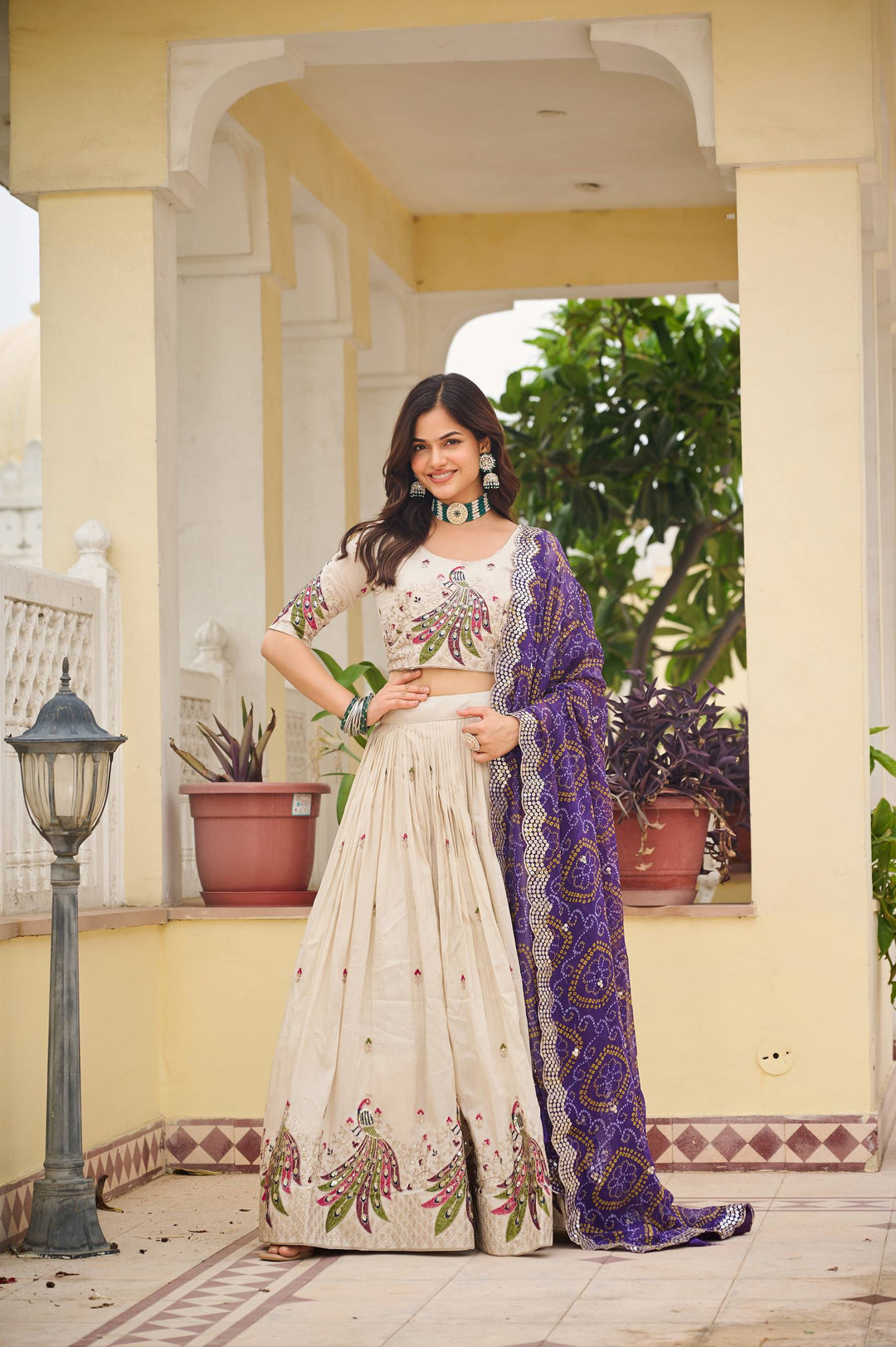 Purple Color Festive Lehenga Choli