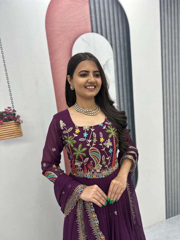 Classic Trending Gown and Dupatta