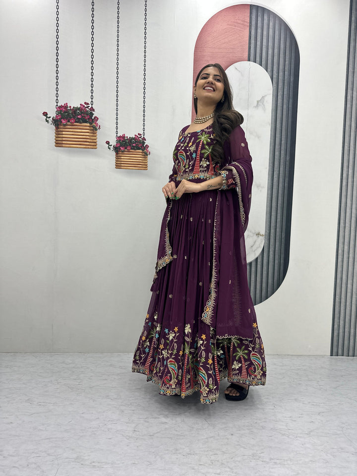 Classic Trending Gown and Dupatta