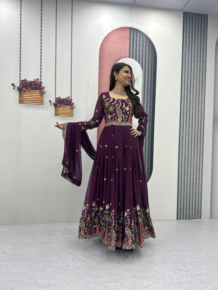 Classic Trending Gown and Dupatta