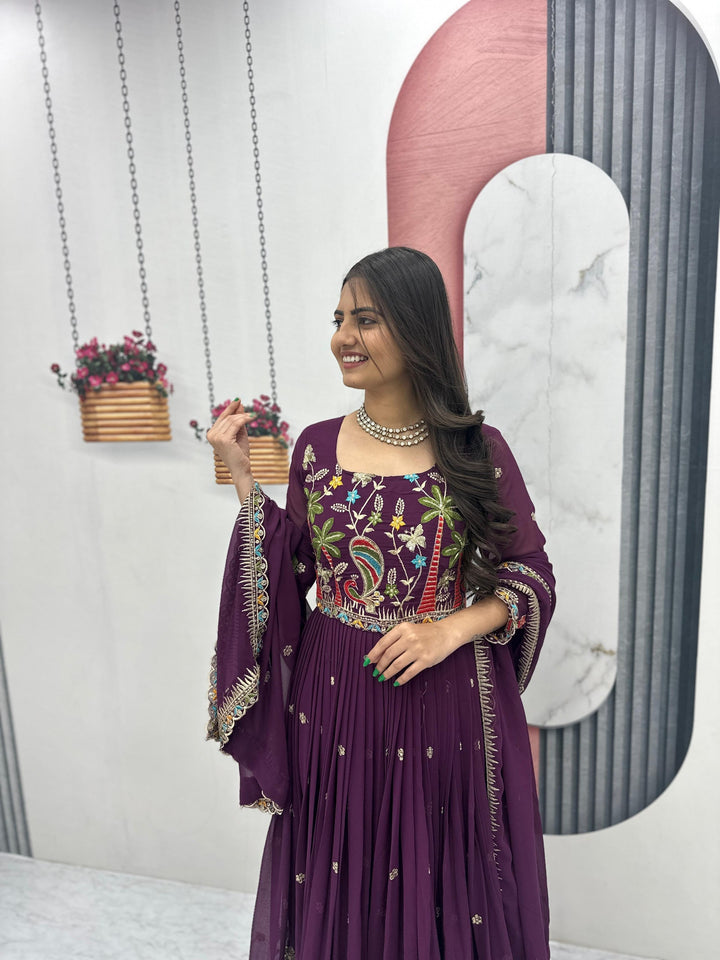 Classic Trending Gown and Dupatta