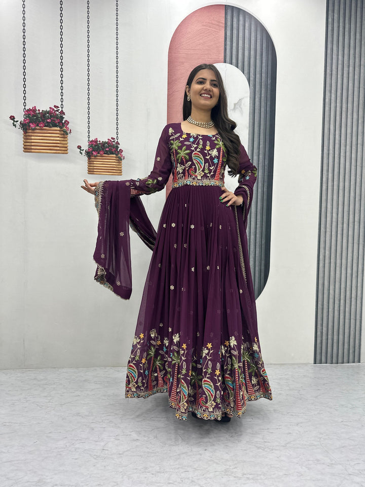 Classic Trending Gown and Dupatta